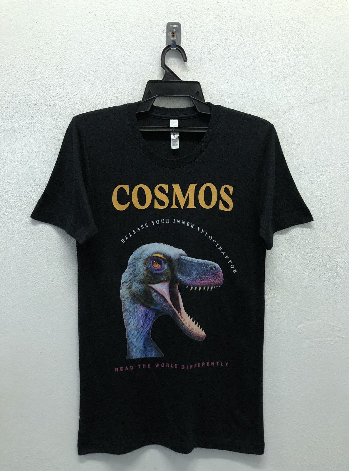 Vintage Cosmos Release Your Inner Velociraptor T-Shirt Size US S / EU 44-46 / 1 - 1 Thumbnail