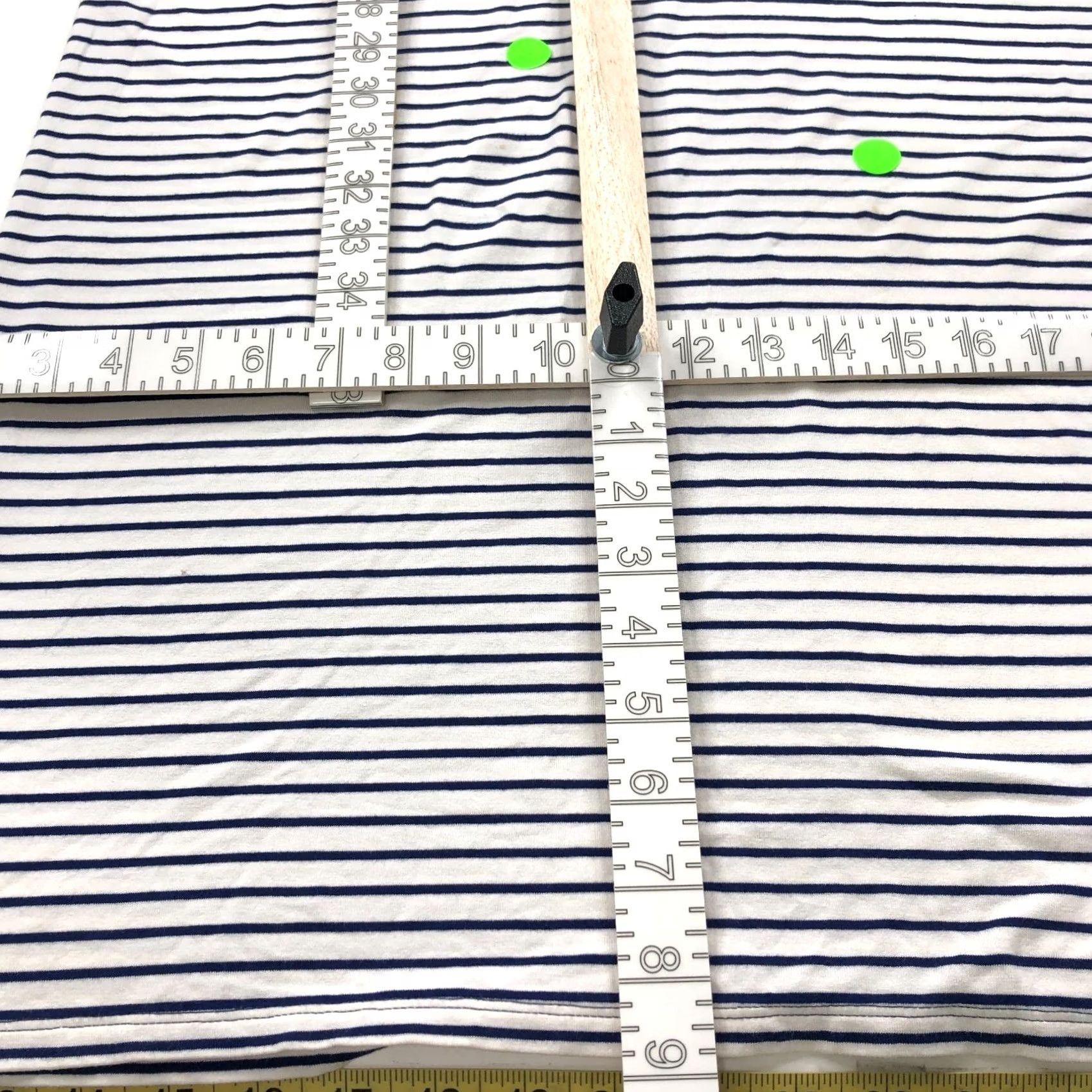 Vintage Chico's 0 Petite Women's Midi Shirt Dress Blue Striped Short Sleeve Pullover Round Neck Casual Dress Women XS- Petite 0P Women Size XS / US 0-2 / IT 36-38 - 5 Thumbnail