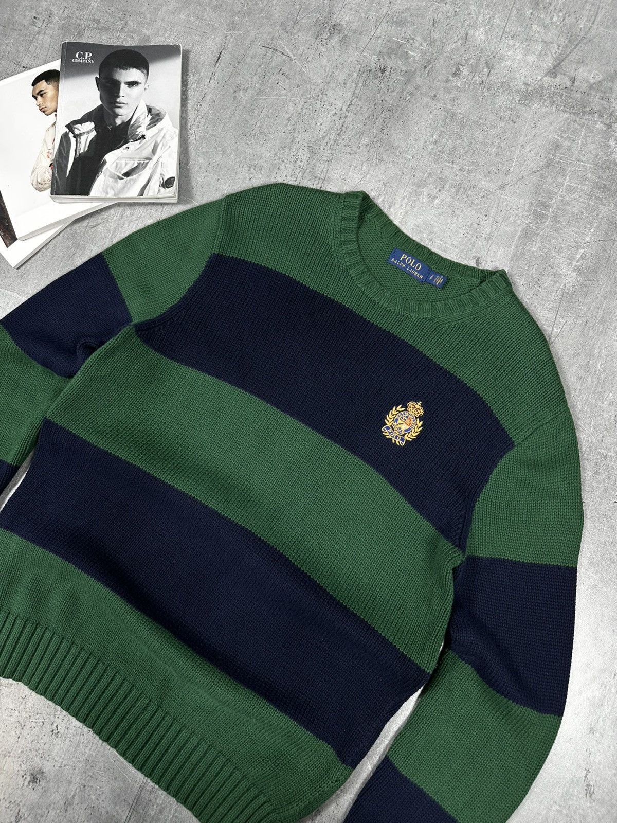 VINTAGE!! POLO RALPH LAUREN MENS RUBY SWEATER