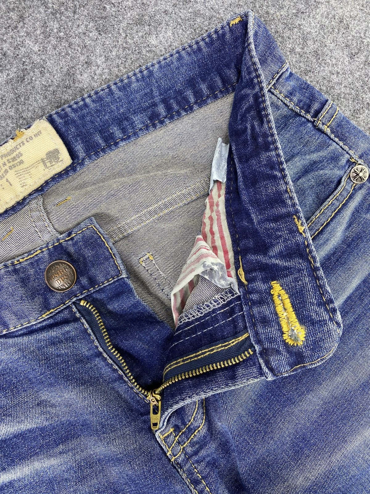 Japanese Brand Japanese Brand DPSR Distressed Blue Wash Denim - J1080 Size US 32 / EU 48 - 9 Thumbnail