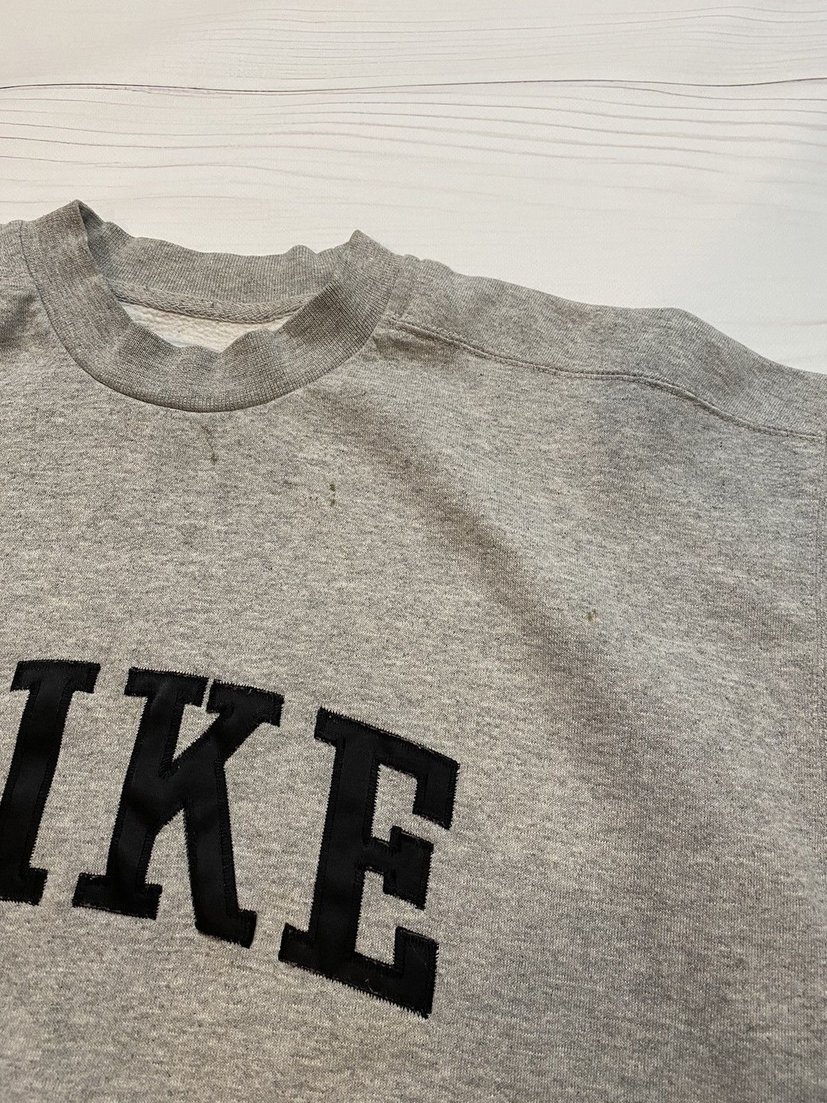Nike Vintage 90’s Nike Big Logo drill y2k oversize sweatshirt Size US XL / EU 56 / 4 - 8 Thumbnail
