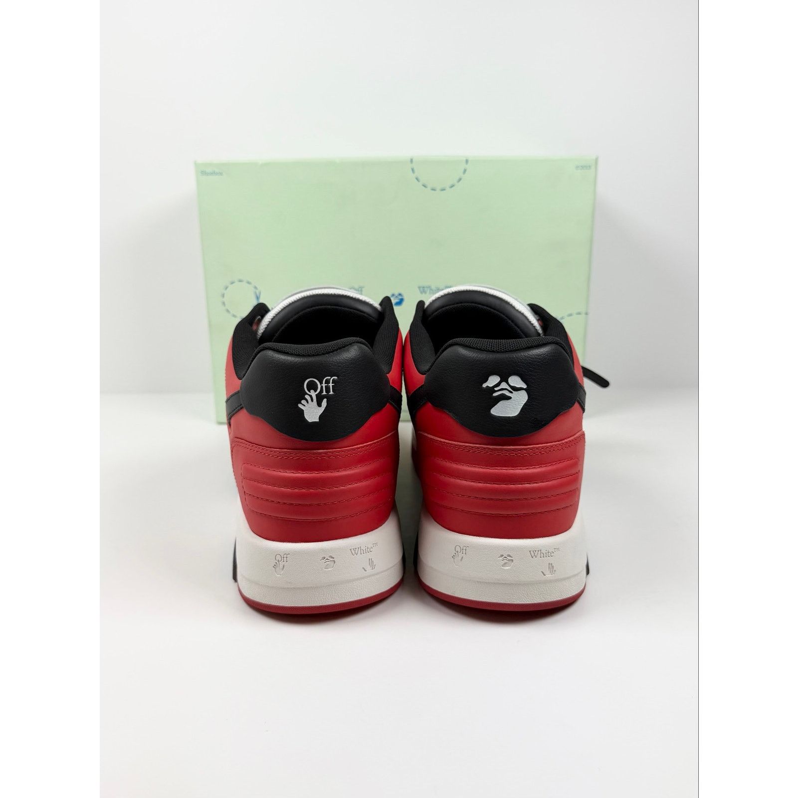 Off-White Size 49EU/16US - Off-White Out Of Office Red White Black Size US 15 / EU 48 - 4 Thumbnail