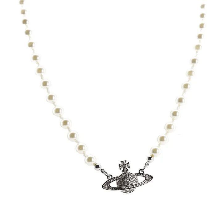 Vivienne Westwood Vivienne Westwood Mini Bas Relief Choker Necklace -2507 Size ONE SIZE - 1 Thumbnail