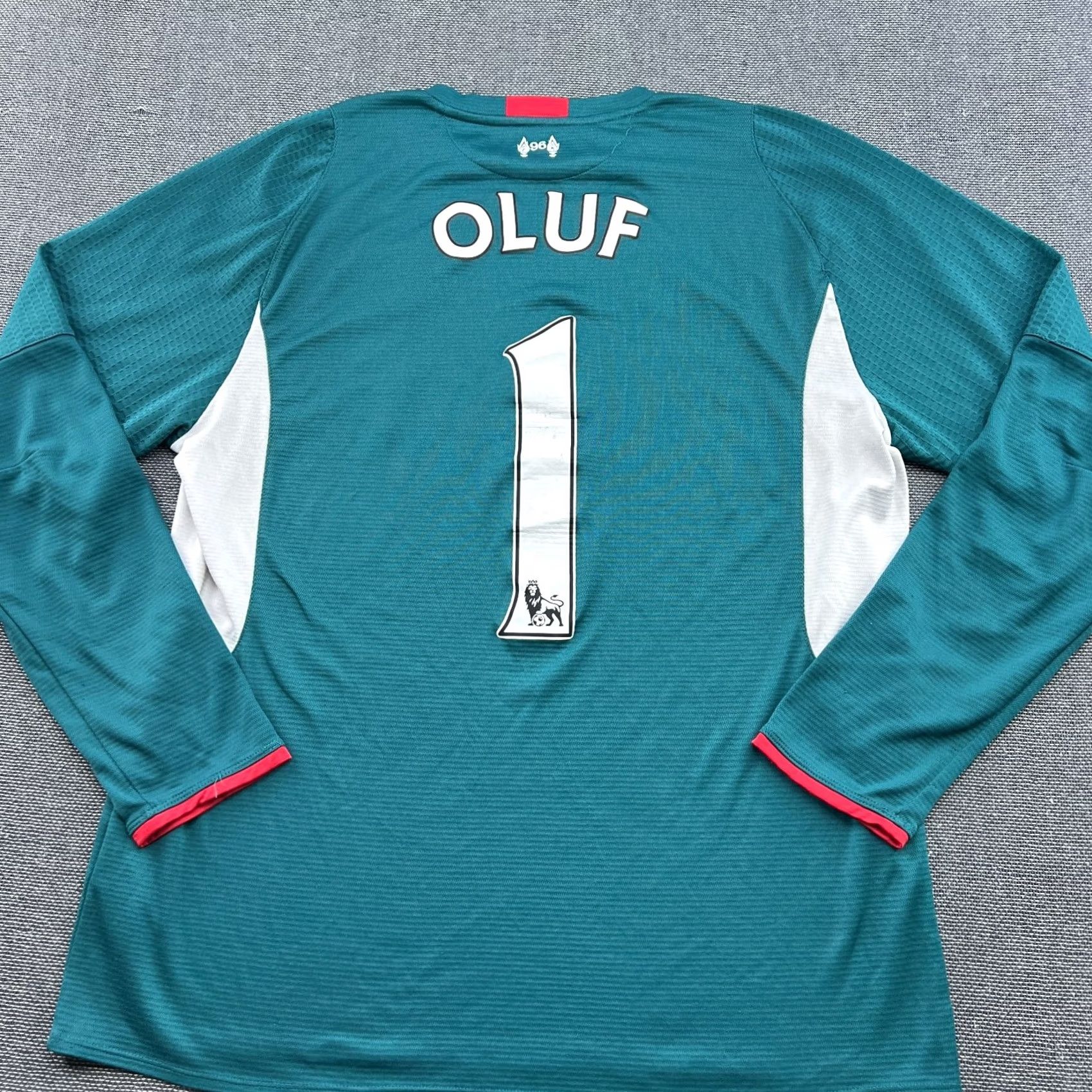 New Balance Liverpool 2015 2016 Goalkeeper Football Jersey Mens Large New Balance Shirt, Green, Long Sleeve, Moisture Wicking, Quick Dry, Football Size US L / EU 52-54 / 3 - 3 Thumbnail