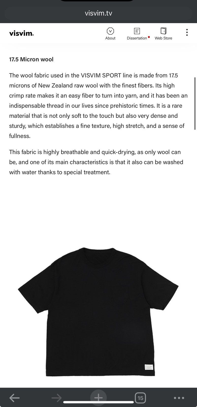 Visvim Visvim 21ss VS AMPLUS TEE S/S (SUPERFINE) Size US M / EU 48-50 / 2 - 2 Thumbnail