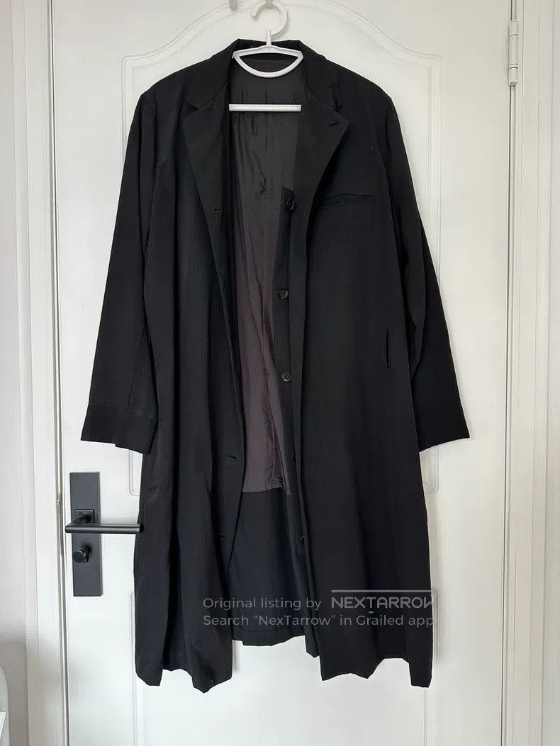 Y's Y's Long black trench coat Size US M / EU 48-50 / 2 - 2 Thumbnail