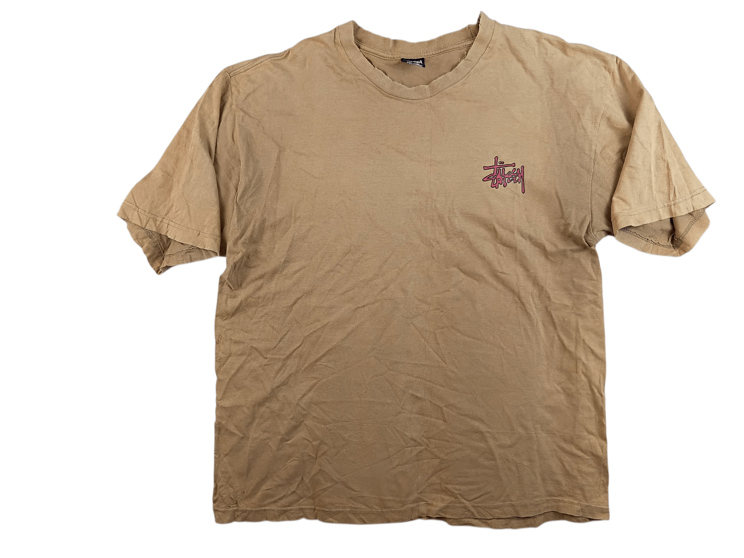 Stussy Vintage 90s Stussy 'excuse me for what I'm' T Shirt RARE! Size US XL / EU 56 / 4 - 2 Thumbnail
