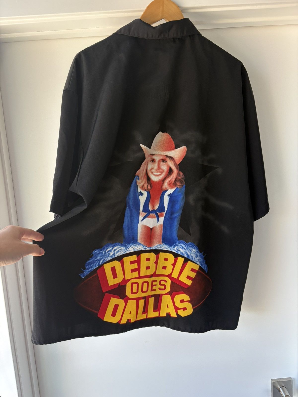 Vintage Vintage Debbie Does Dallas Porn Movie Button Up Shirt Size US XXL / EU 58 / 5 - 4 Thumbnail