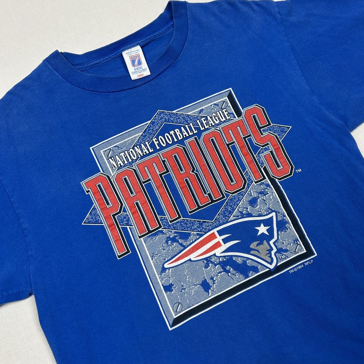 Logo 7 Vintage 90s New England Patriots Logo 7 Tee Size US L / EU 52-54 / 3 - 2 Thumbnail