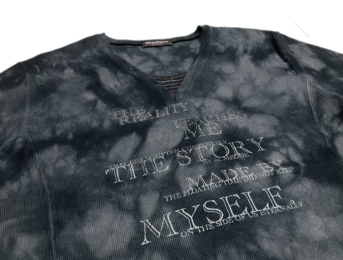 🔥Sick Y2K Hideaways Poem Pleats Shirt Crocodile Leather