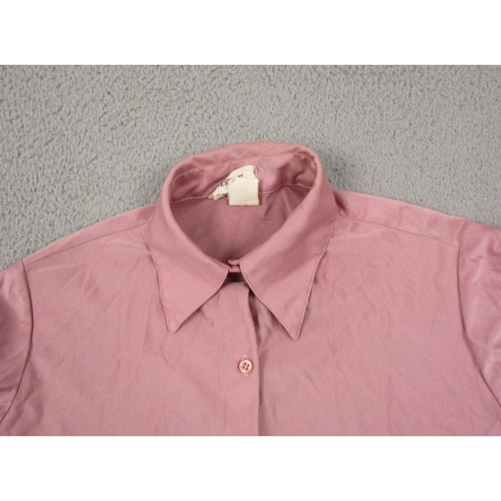 Pinko Alice Stuart Shirt Woven Womens Size M Pink Button Up Casual Basic Style Size M / US 6-8 / IT 42-44 - 2 Thumbnail