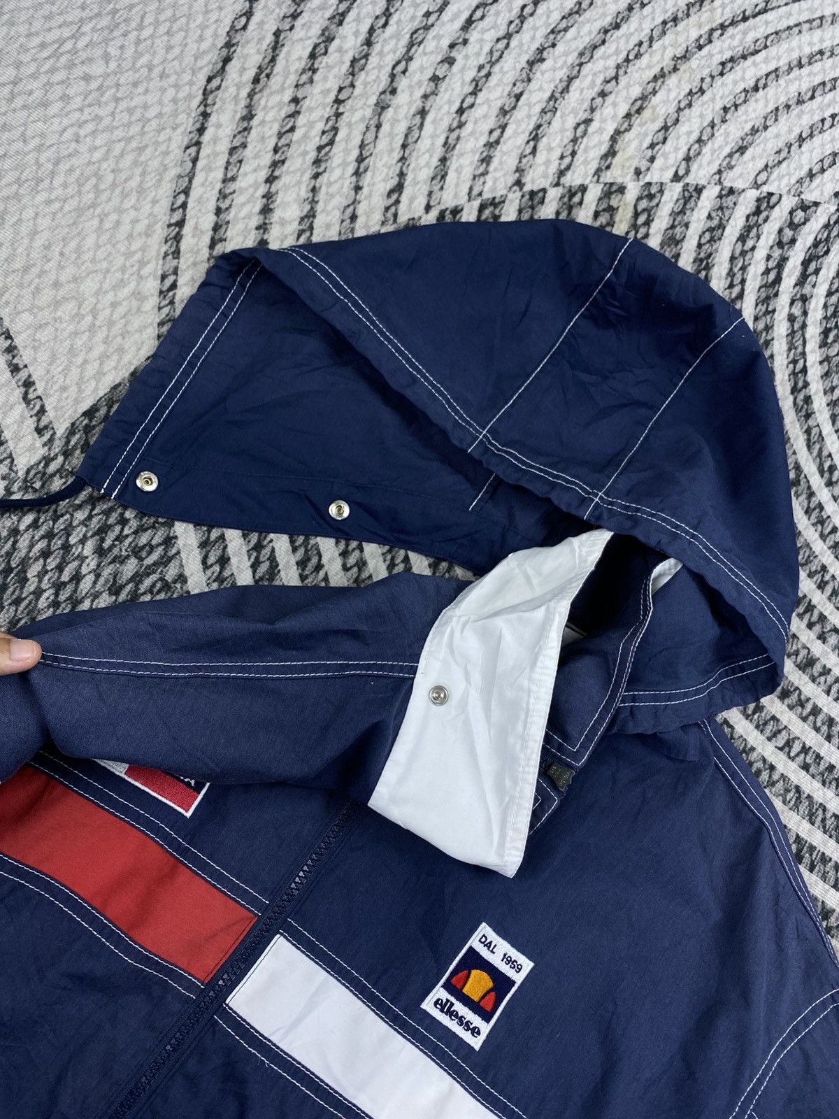 Ellesse Vtg 90s Ellesse Perugia Italia Patches Color Block Jacket Size US L / EU 52-54 / 3 - 10 Thumbnail