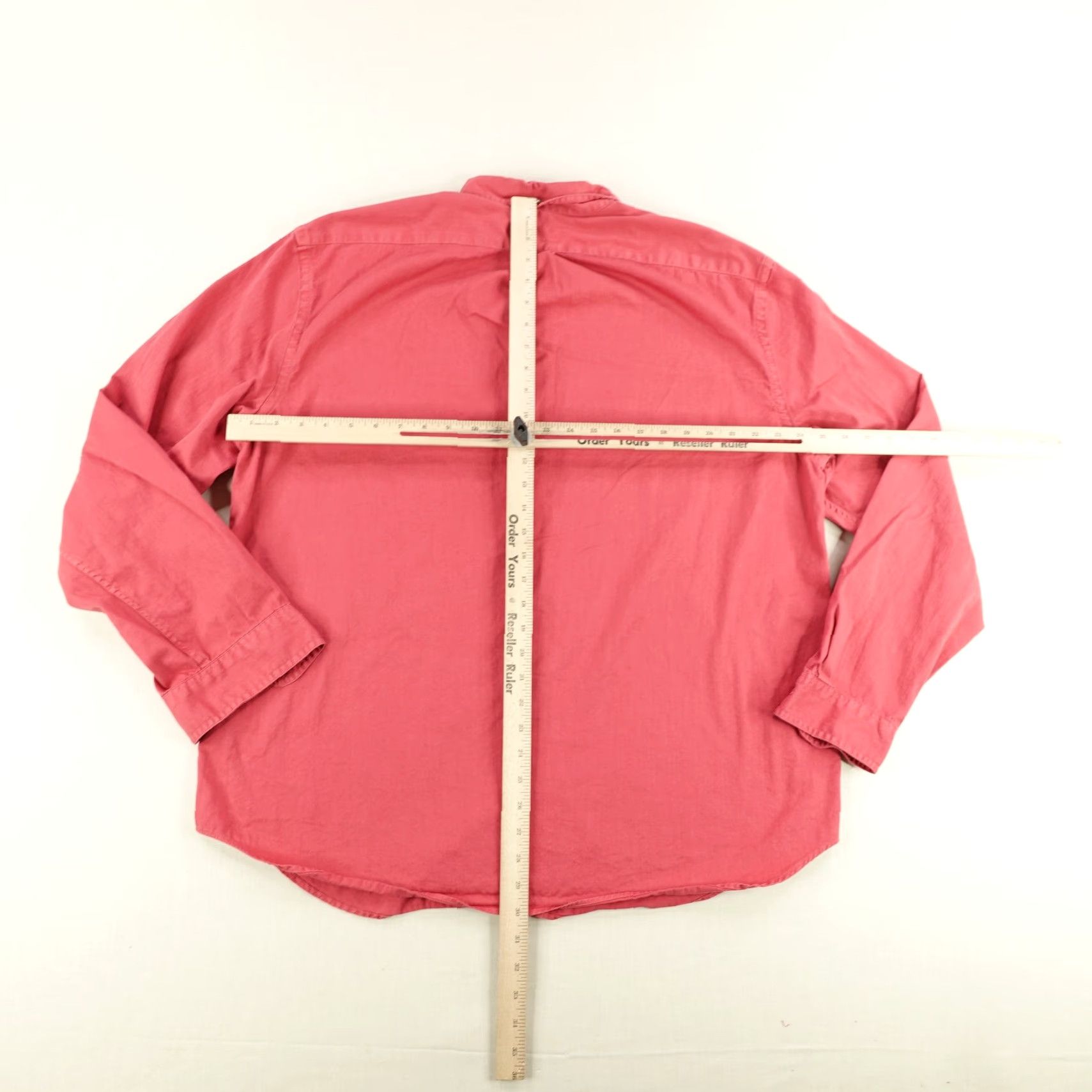 J.Crew VINTAGE J.CREW Men's Shirt XL Red Cotton Button-Up Long Sleeve Casual Preppy Classic Size US XL / EU 56 / 4 - 4 Thumbnail