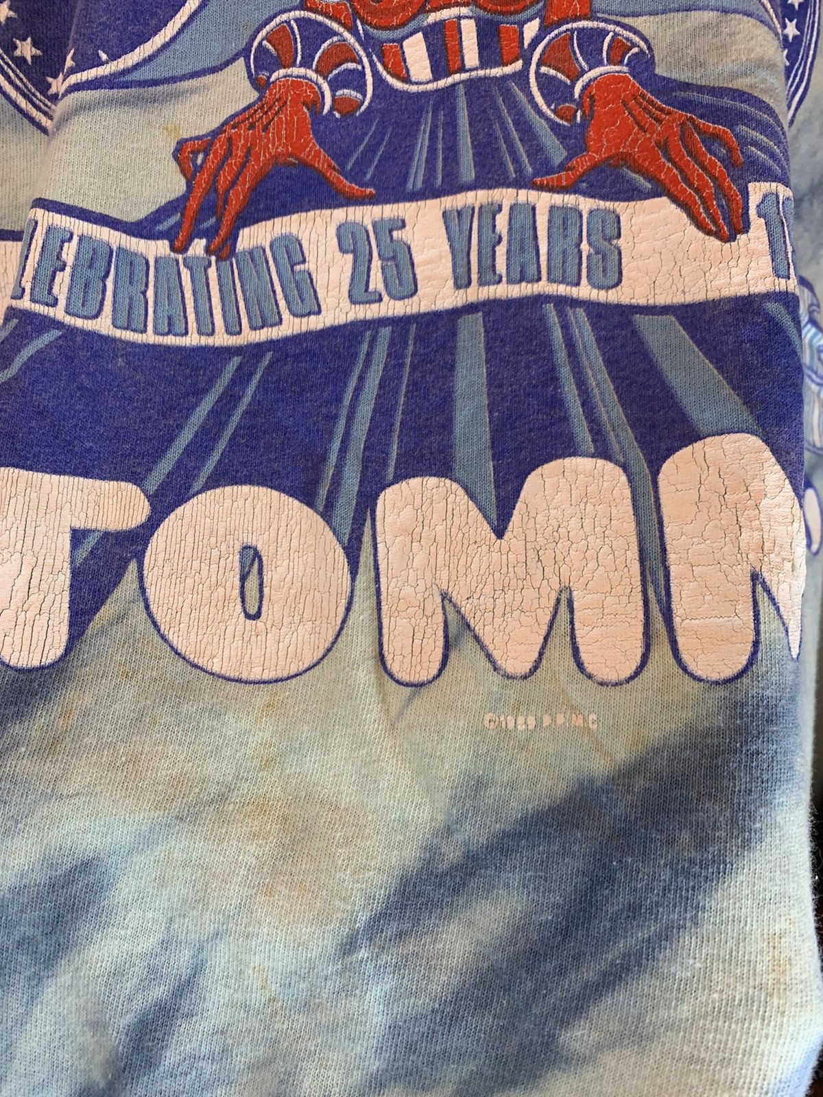 Band Tees × Vintage *RARE* Vintage 80s The Who Tommy Single Stitch Tie-Dye Shirt Size US L / EU 52-54 / 3 - 3 Thumbnail
