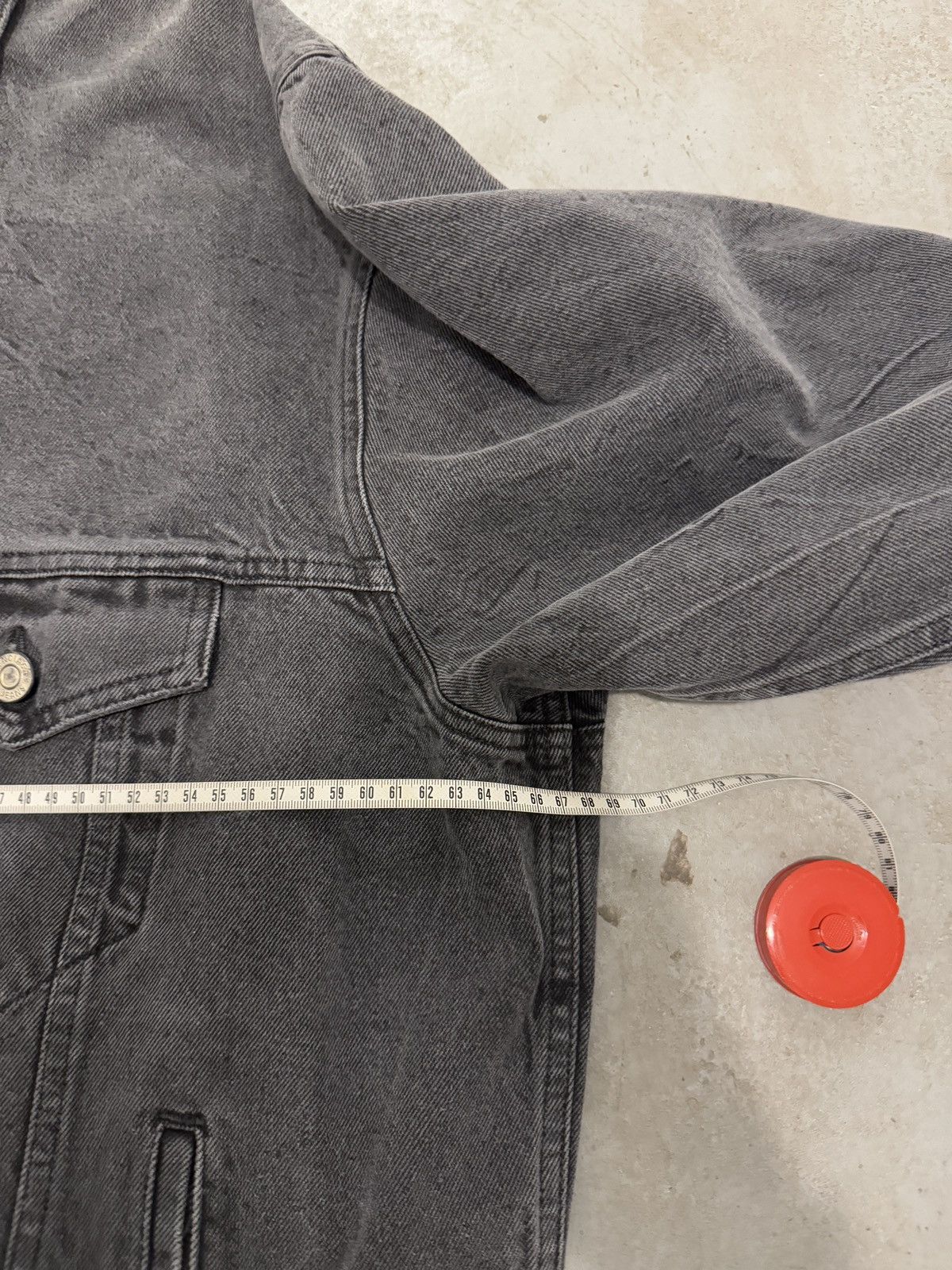 Balenciaga *RARE* 163/200 BALENCIAGA X FORTNITE DEMNA GREY DENIM JACKET Size US M / EU 48-50 / 2 - 10 Thumbnail