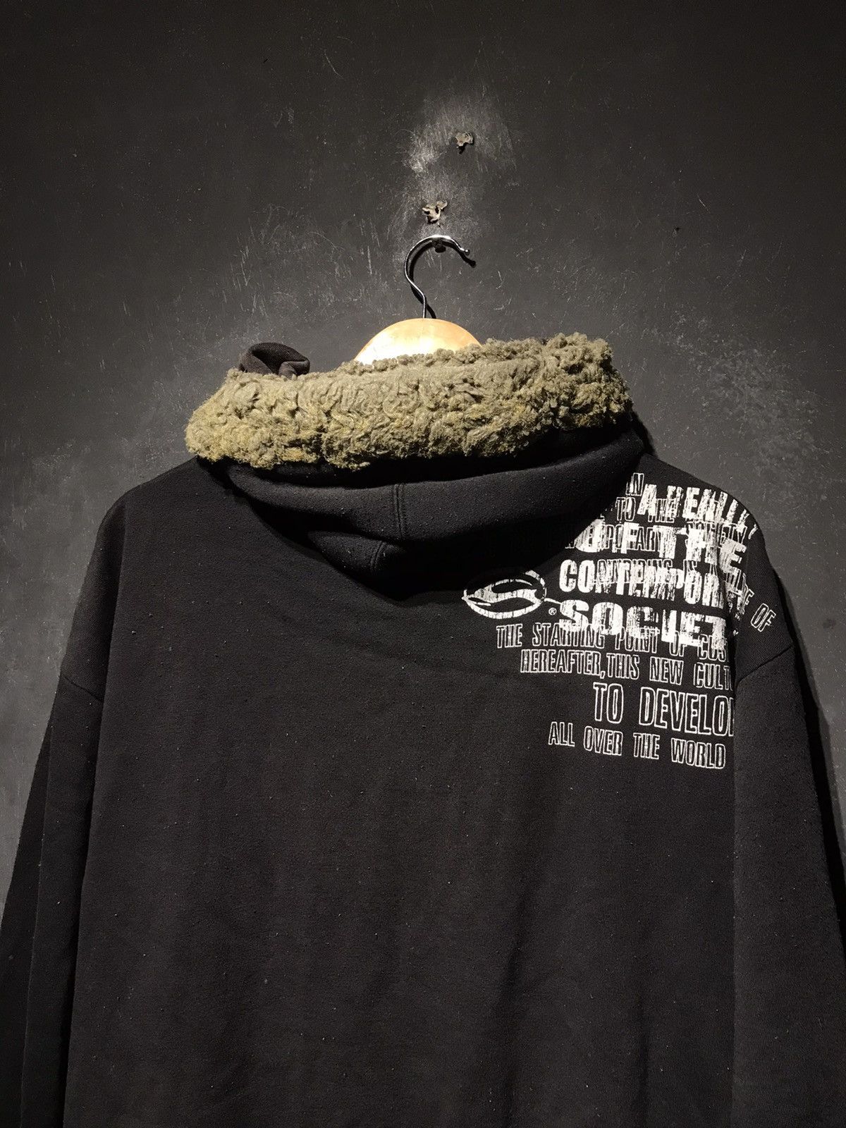 If Six Was Nine × Japanese Brand × Le Grande Bleu (L.G.B.) y2k Impala Ifsixwasnine LGB Style Fur Zipped Up Size US XL / EU 56 / 4 - 10 Thumbnail