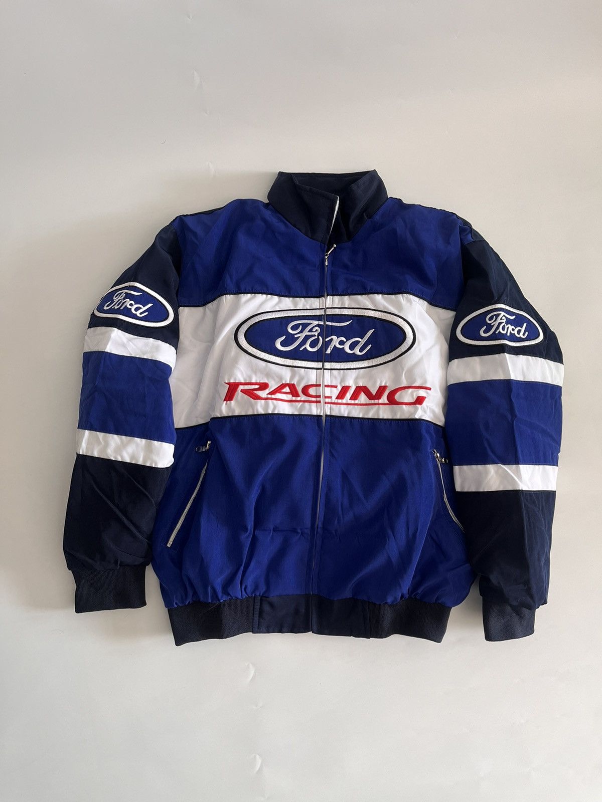 Ford Racing Jacket Vintage Nascar Ford Blue Ford Racing Jacket