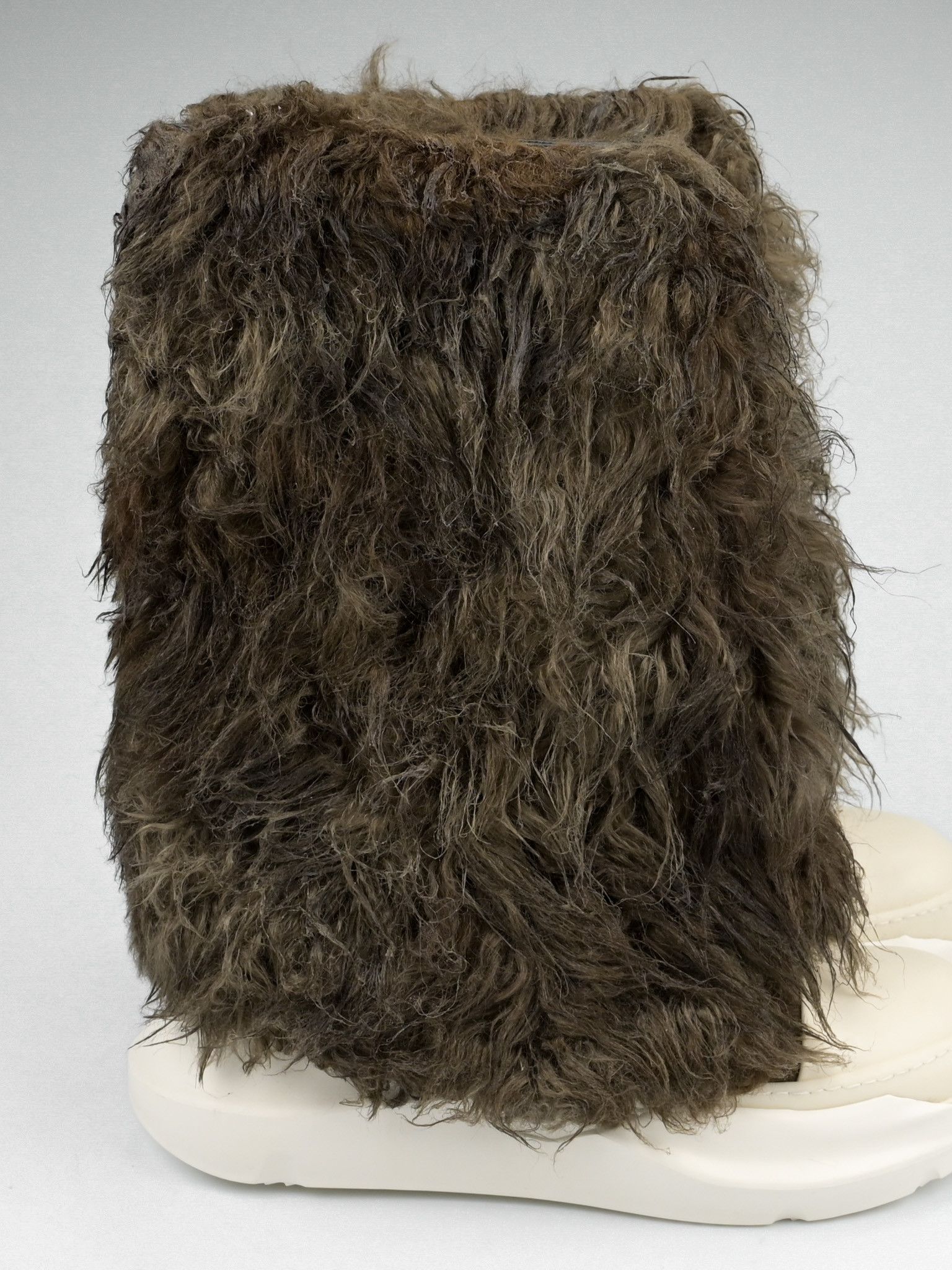 Rick Owens Drkshdw Faux-Fur Abstract Boots Size US 11 / EU 44 - 10 Thumbnail
