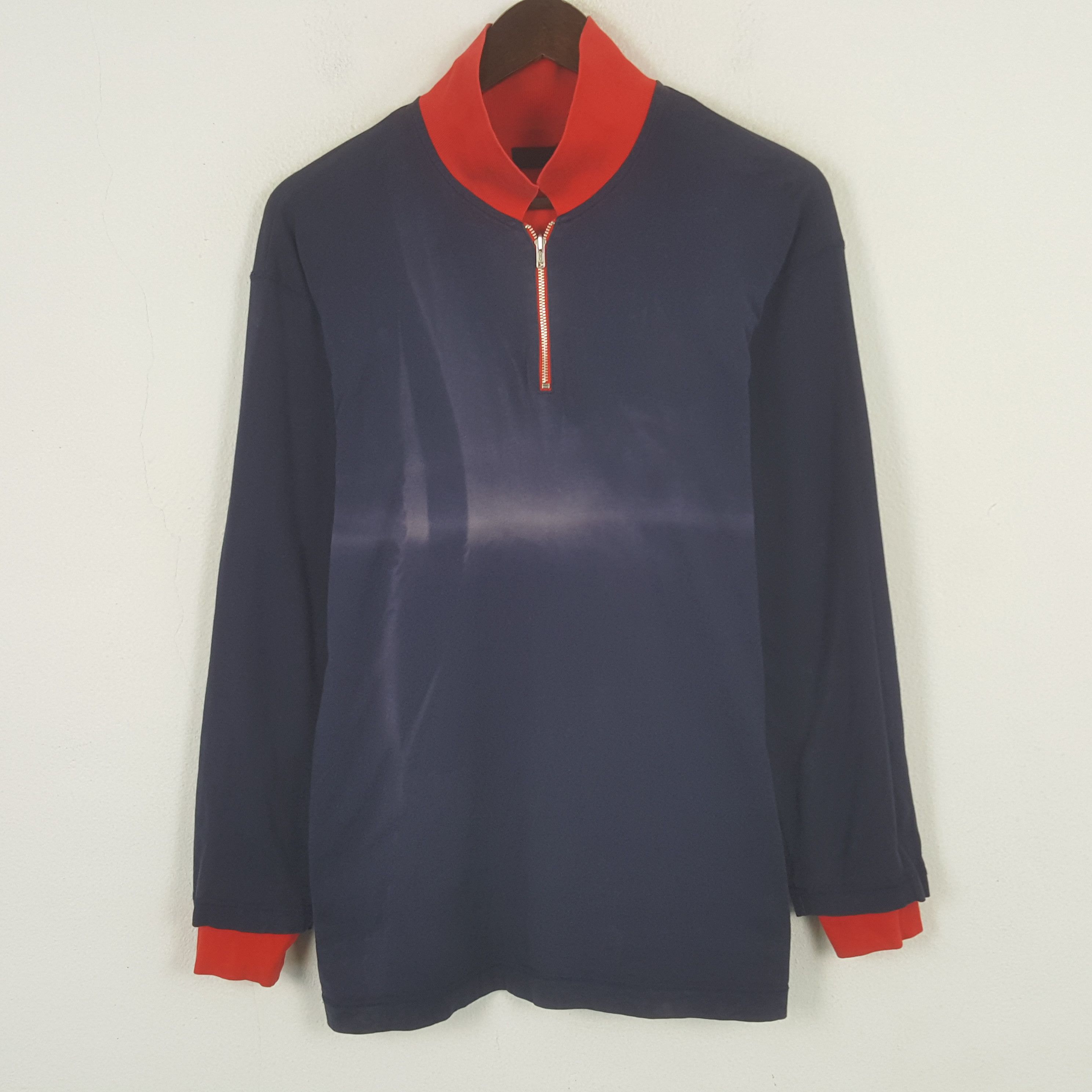 Comme des Garcons Homme Comme des Garcons Homme Reversible Half Zipper T-shirt Size US M / EU 48-50 / 2 - 4 Thumbnail