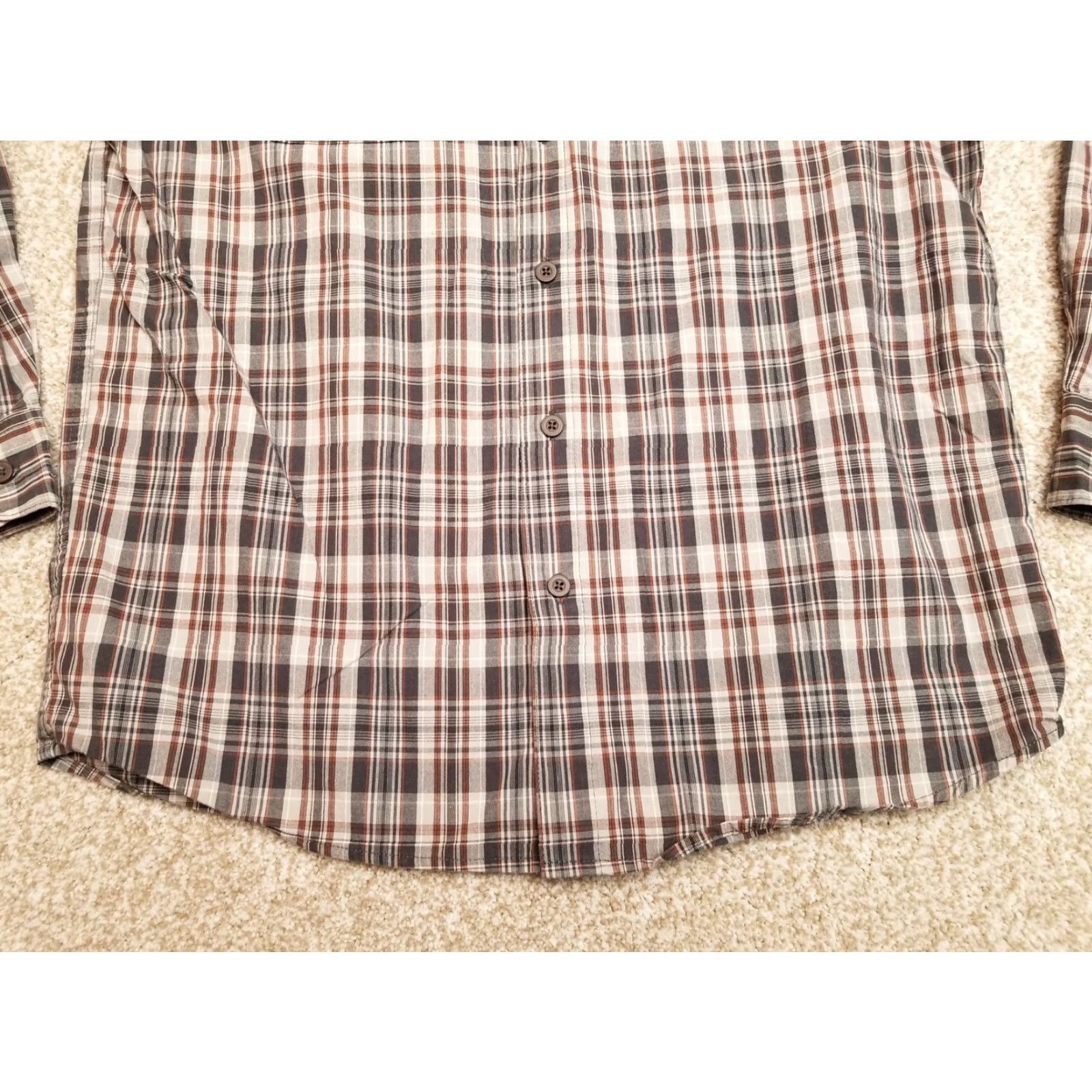 Wrangler Wrangler Shirt Mens M Purple Plaid Long Sleeve Button-Down Utility Casual Size US M / EU 48-50 / 2 - 3 Thumbnail