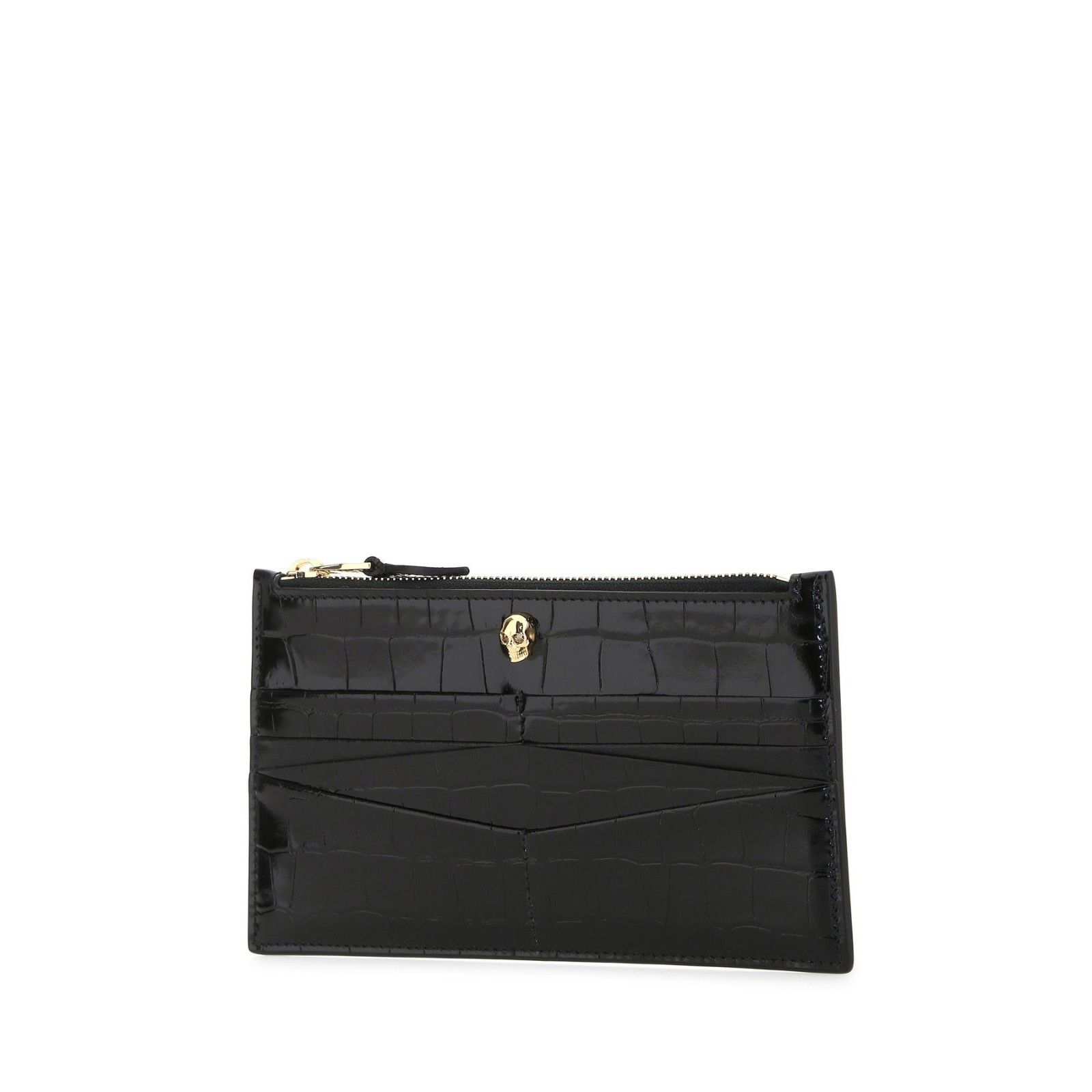 Alexander McQueen ALEXANDER MCQUEEN Black Leather Pouch New & Authentic Size ONE SIZE - 2 Thumbnail