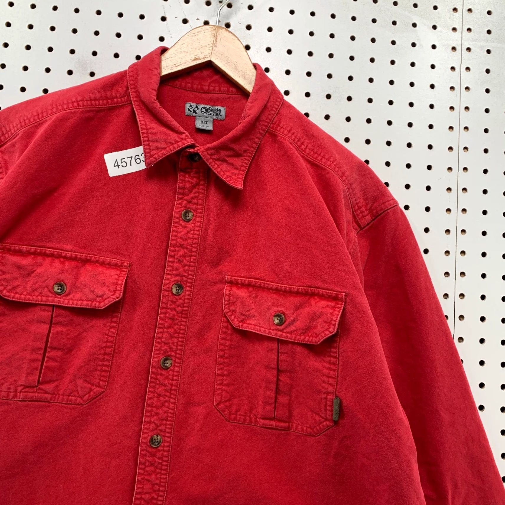 Vintage VINTAGE Gander Mountain Guide Series Button Shirt Men XLT Red Heavyweight Chamois Canvas Size US XL / EU 56 / 4 - 7 Thumbnail