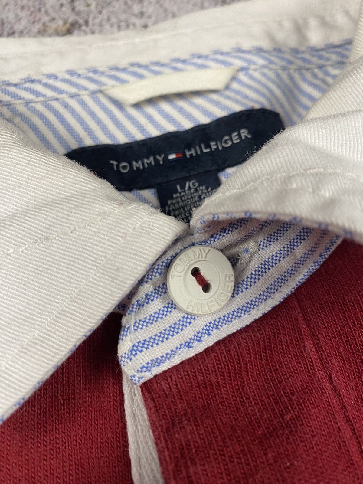 Other Vintage Tommy Hilfiger Rugby polo shirt Size US L / EU 52-54 / 3 - 4 Thumbnail