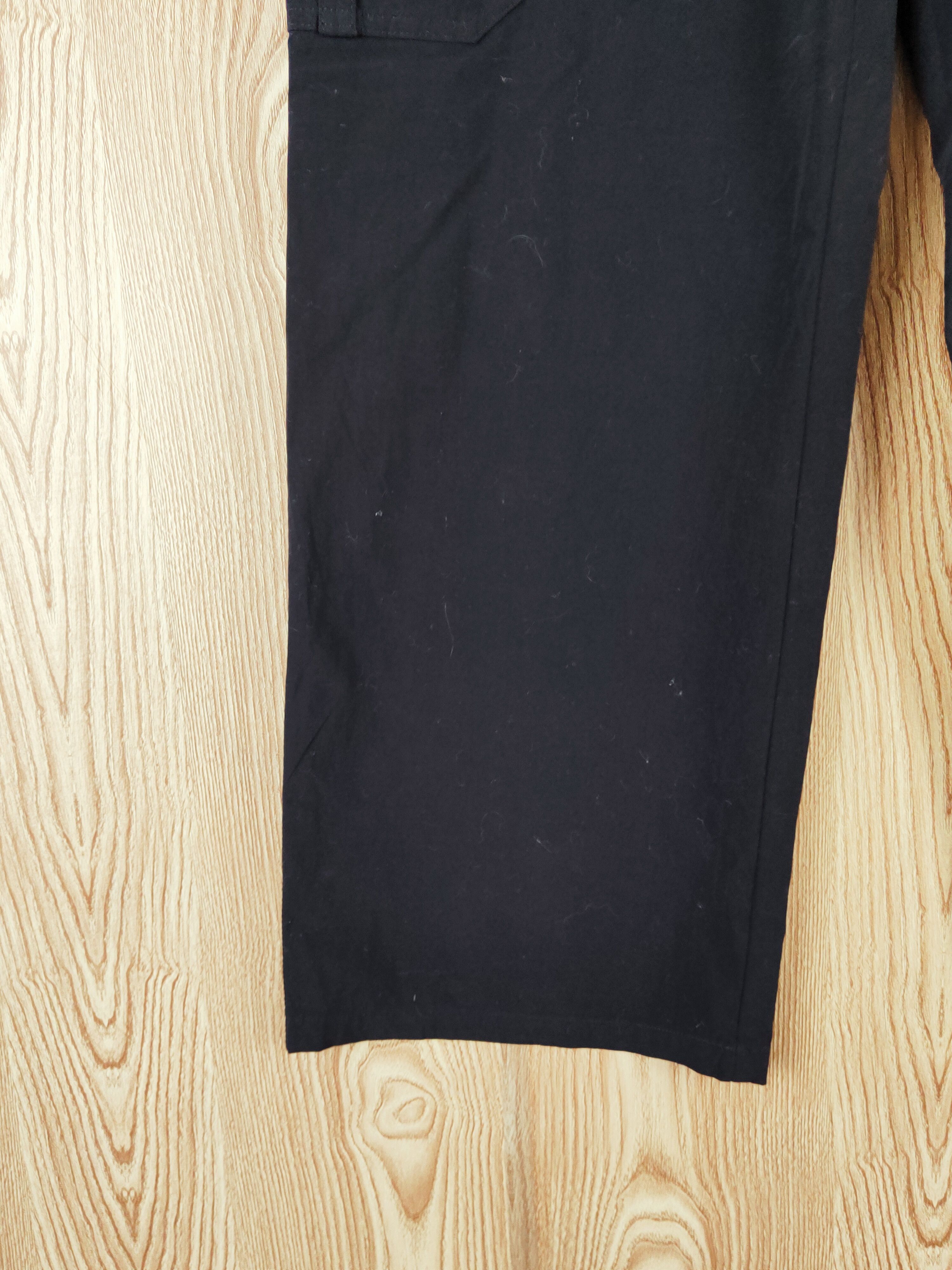 Japanese Brand Les Lalique Black Multipocket Tactical Cargo Pants #W900 Size 26" / US 2 / IT 38 - 4 Thumbnail