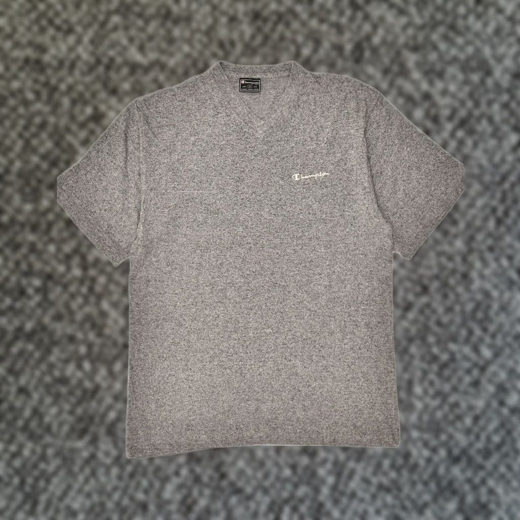Champion CHAMPION Mens T-Shirt Top Medium Grey Flecked Cotton Size US M / EU 48-50 / 2 - 1 Thumbnail