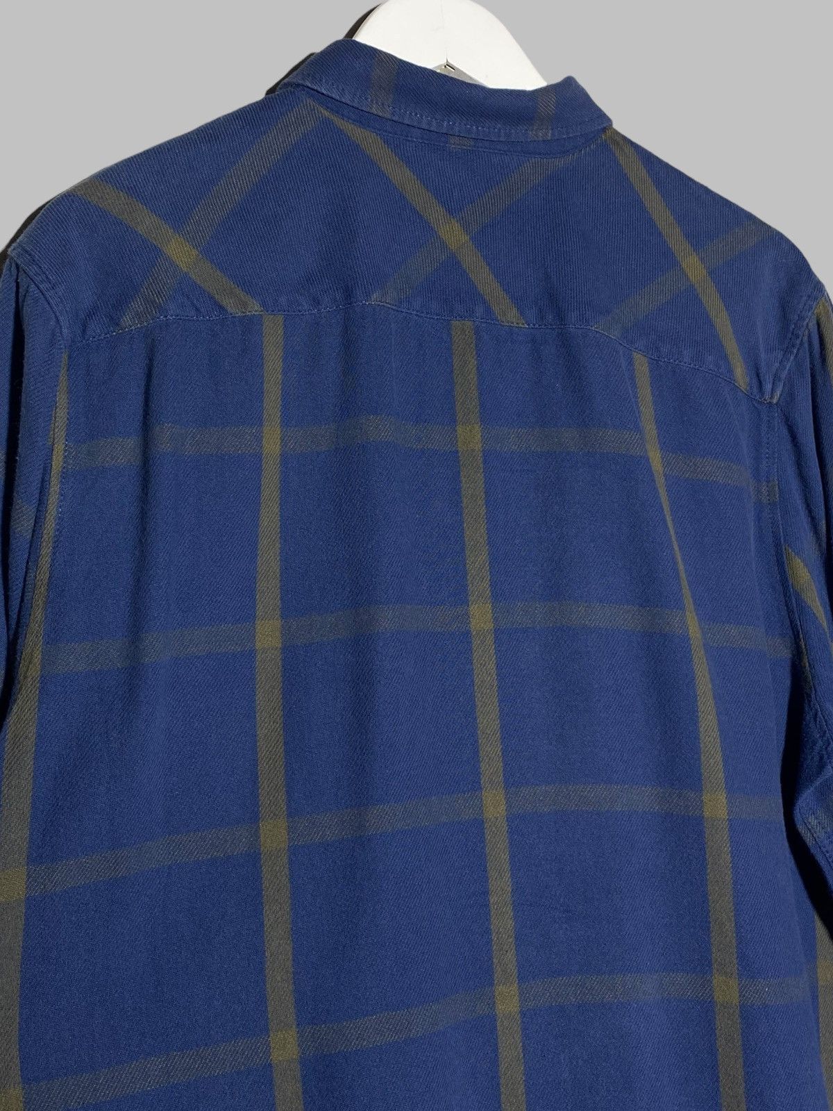 Nudie Jeans Nudie Jeans Stan Window Check Cotton Shirt Blue Men’s Size US L / EU 52-54 / 3 - 11 Thumbnail