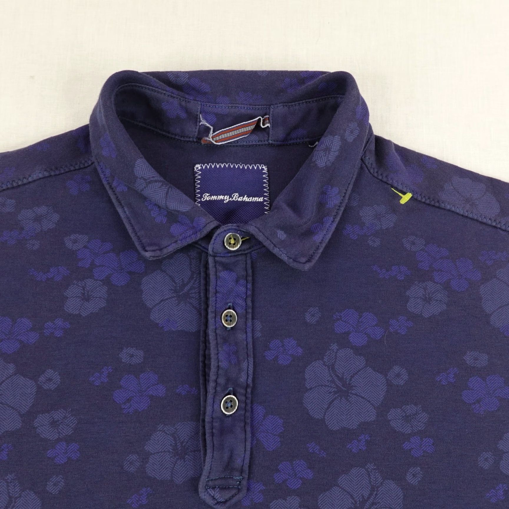 Tommy Bahama Tommy Bahama Polo Shirt Men Large Blue Floral Golf Mens Size US L / EU 52-54 / 3 - 2 Thumbnail