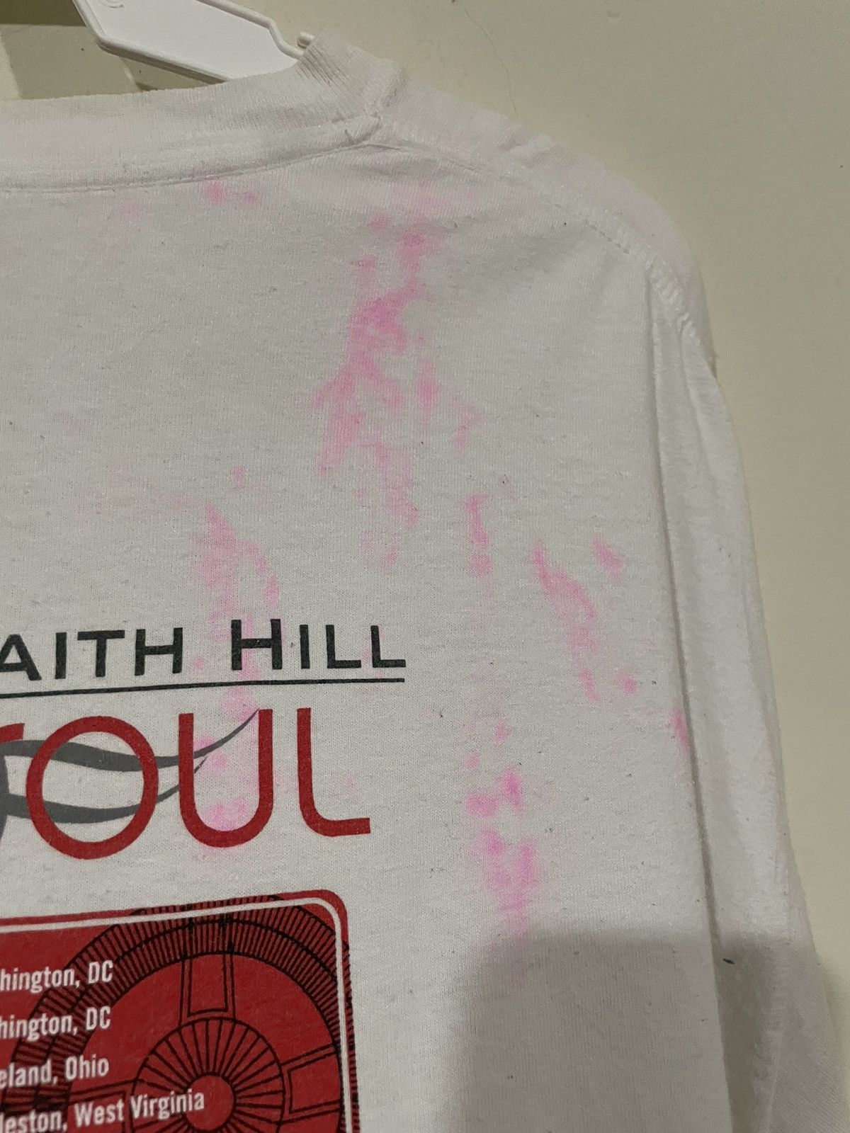 Band Tees × Country Road × Vintage Vintage Faith Hill & Tim Mcgraw Concert Distressed Tee Size US XL / EU 56 / 4 - 14 Thumbnail