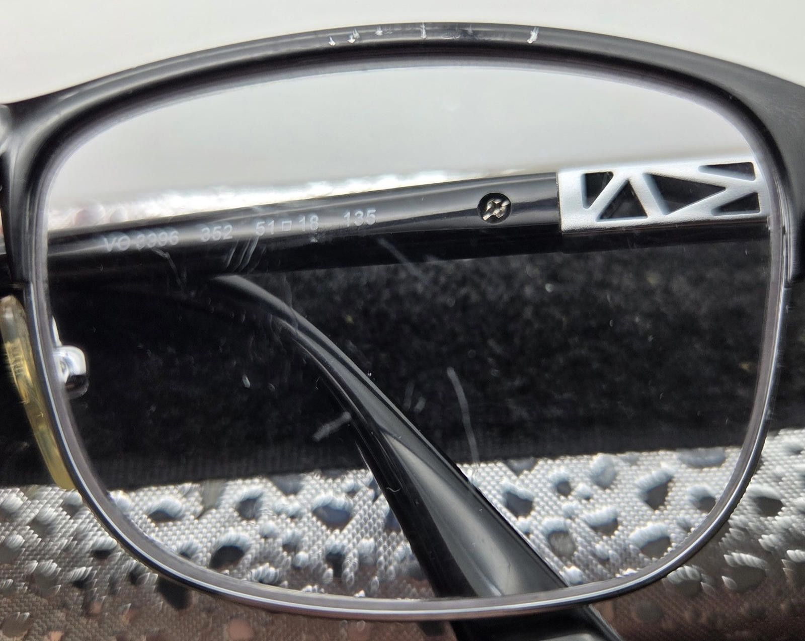 Vogue Vogue VO 3996 352 51-18-135 Eyeglasses FRAMES ONLY Black Size ONE SIZE - 8 Thumbnail