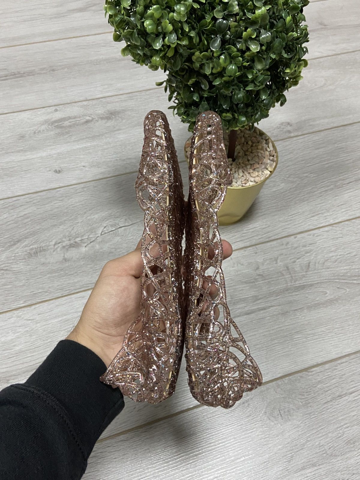 Melissa × Vivienne Westwood Vivienne Westwood x Melissa RARE web ballet flats Braided Size US 10 / IT 40 - 10 Thumbnail