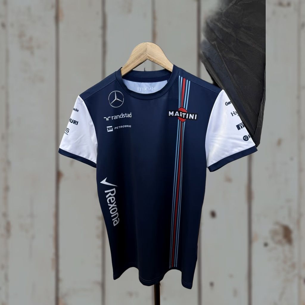Hackett Hackett Williams Martini Racing Mercedes Jersey F1 Rare Shirt S Mens Multicolor Dark Blue Size US S / EU 44-46 / 1 - 1 Thumbnail