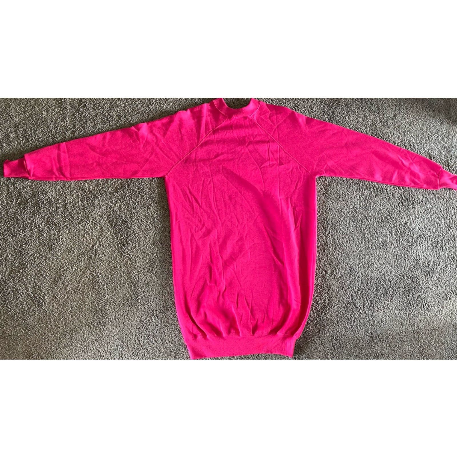 Vintage VINTAGE Pannill Sweater Dress Women’s XL Pink Long Sleeve USA 90s 80s Classic Pullover NWT Size XL / US 12-14 / IT 48-50 - 2 Thumbnail