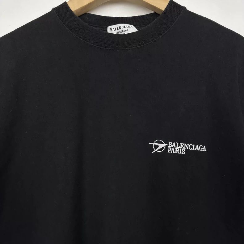 Balenciaga Balenciaga SS21 Corporate embroidered logo crewneck pullove Size US XS / EU 42 / 0 - 3 Thumbnail