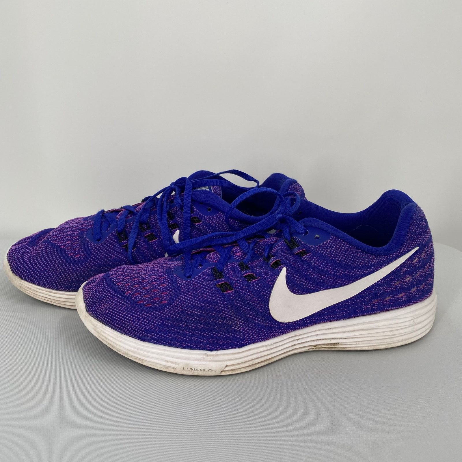 Nike Nike Lunartempo 2 Hyper Violet Purple Knit Athletic Sneakers Size US 9 / EU 42 - 11 Thumbnail