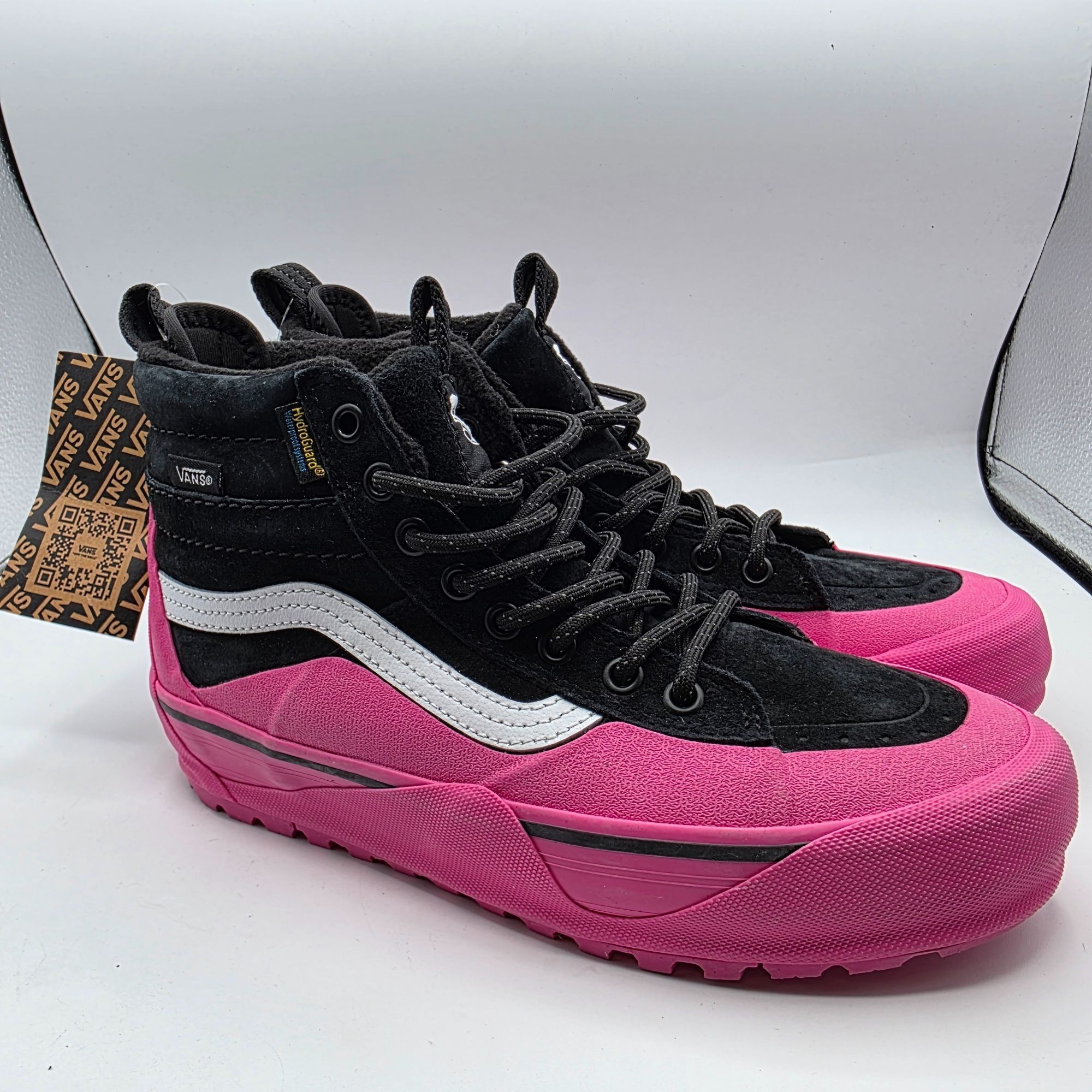 Vans Vans Sk8 Hi Dip MTE 2 Womens Size 7 Black Pink High Top Shoe Size US 7 / IT 37 - 1 Thumbnail