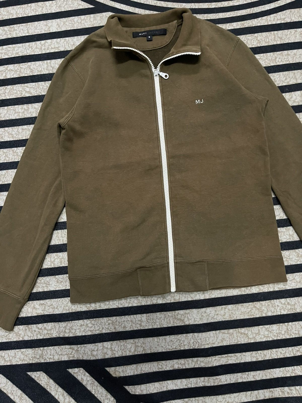 Marc Jacobs 90s MARC JACOBS SUN FADED ZIPPER UP SWEATER Size S / US 4 / IT 40 - 4 Thumbnail