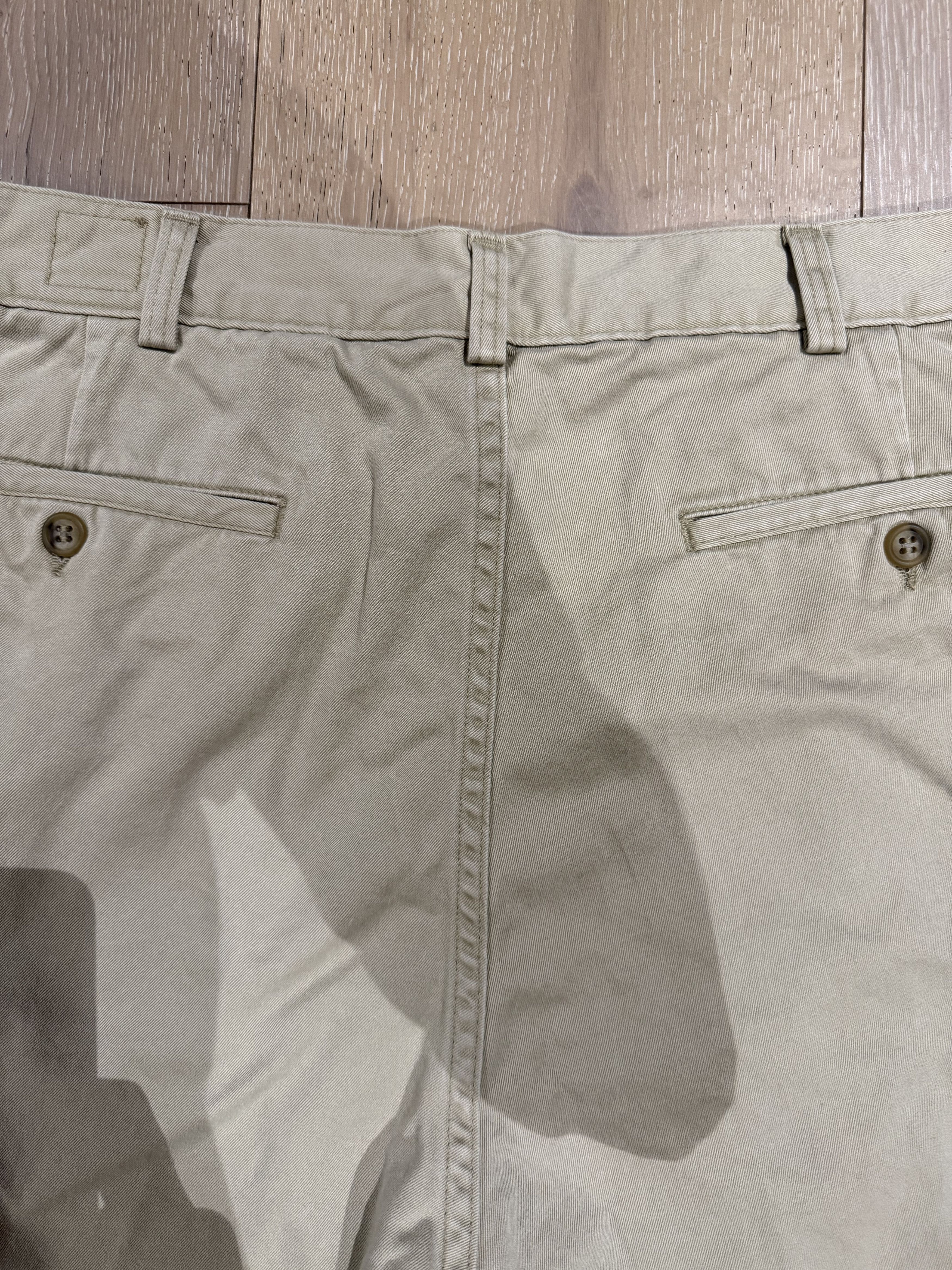 Orslow 💚 Orslow Two Tuck Wide Trousers Khaki Size 3 NEW Size US 33 - 12 Thumbnail
