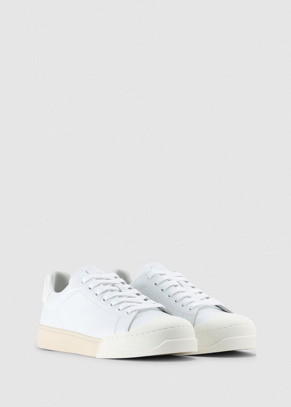 Marni o1w1db10125 Dada Bumper Leather Sneakers in White Size US 6 / IT 36 - 2 Thumbnail