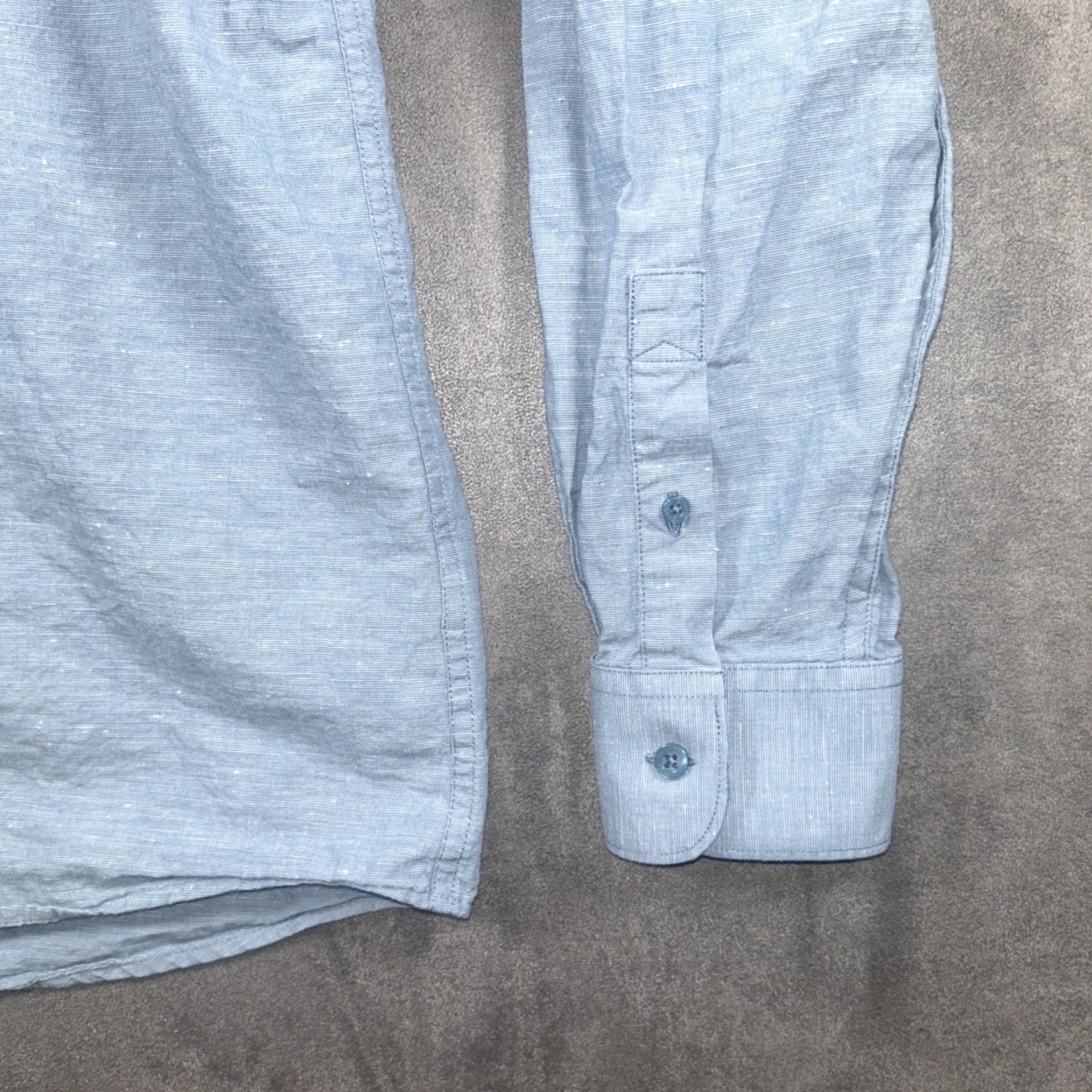 TravisMathew Travis Mathew Shirt Mens 2XL Blue Button Up Casual Long Sleeve Pockets Size US XXL / EU 58 / 5 - 6 Thumbnail