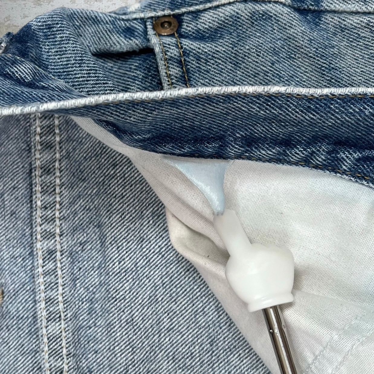 Lee Vintage 90s Lee MR Jeans 34x30 Regular Straight Medium Wash Size US 34 / EU 50 - 4 Thumbnail