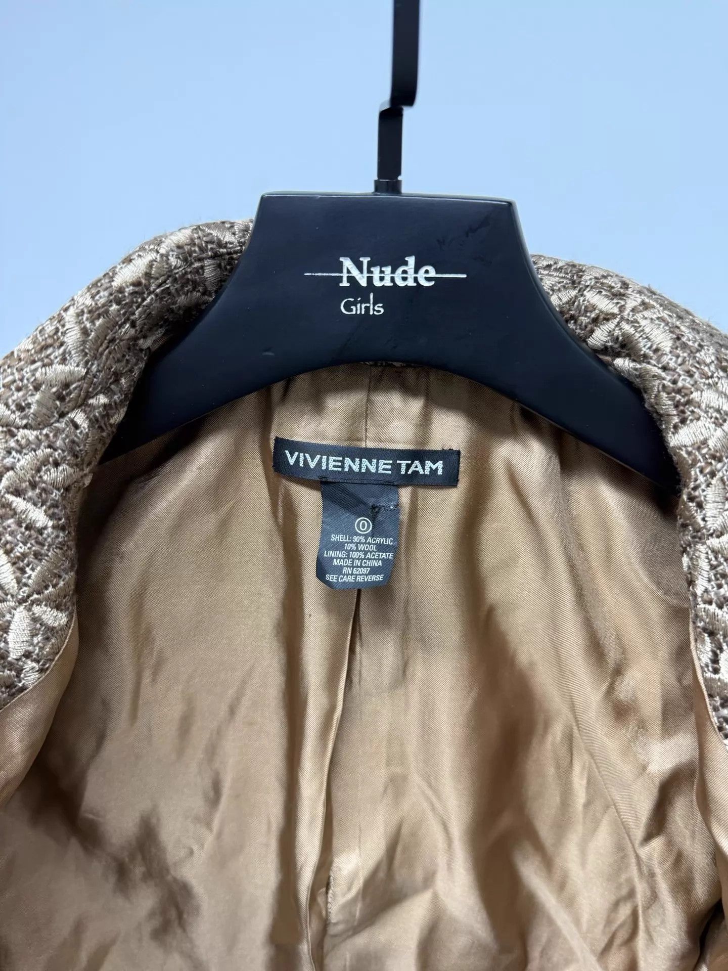 Vivienne Tam Vivienne Tam Classic Brown Print Short Jacket Size XS / US 0-2 / IT 36-38 - 2 Thumbnail