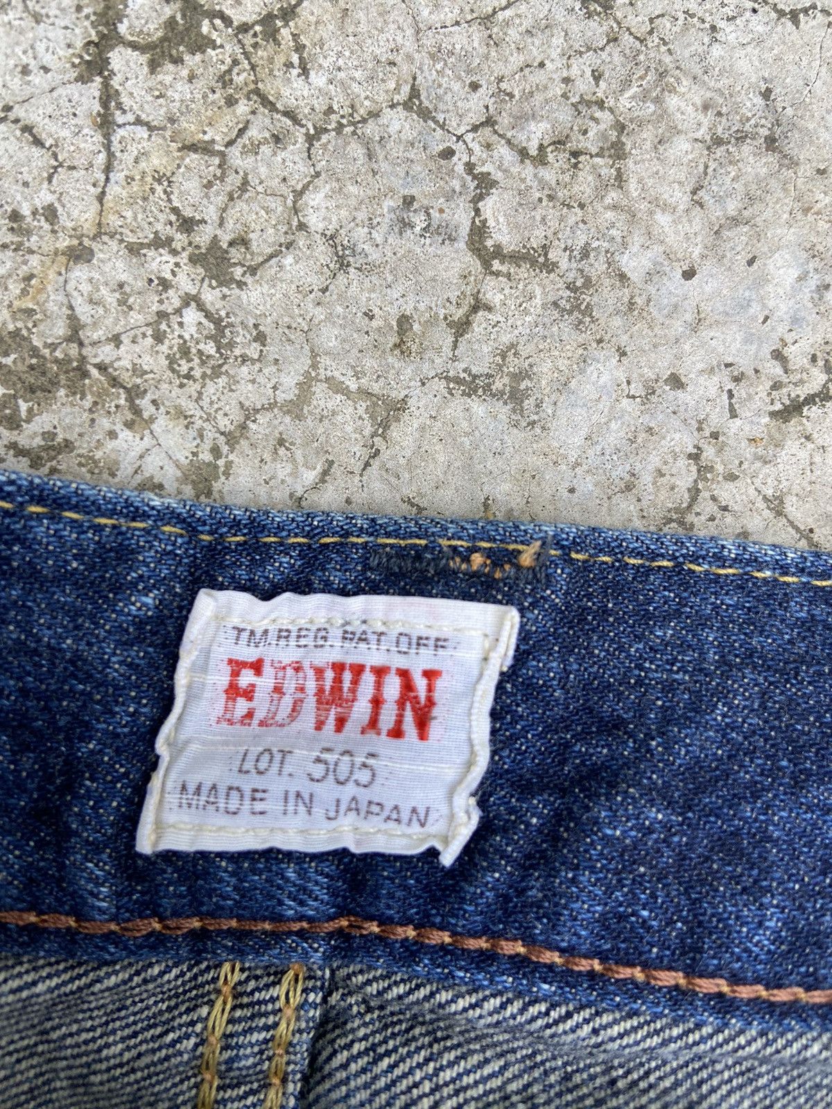 Beauty Beast 🔥 Vintage Edwin jeans Edwin 505 ZX selvedge Size US 31 - 21 Thumbnail