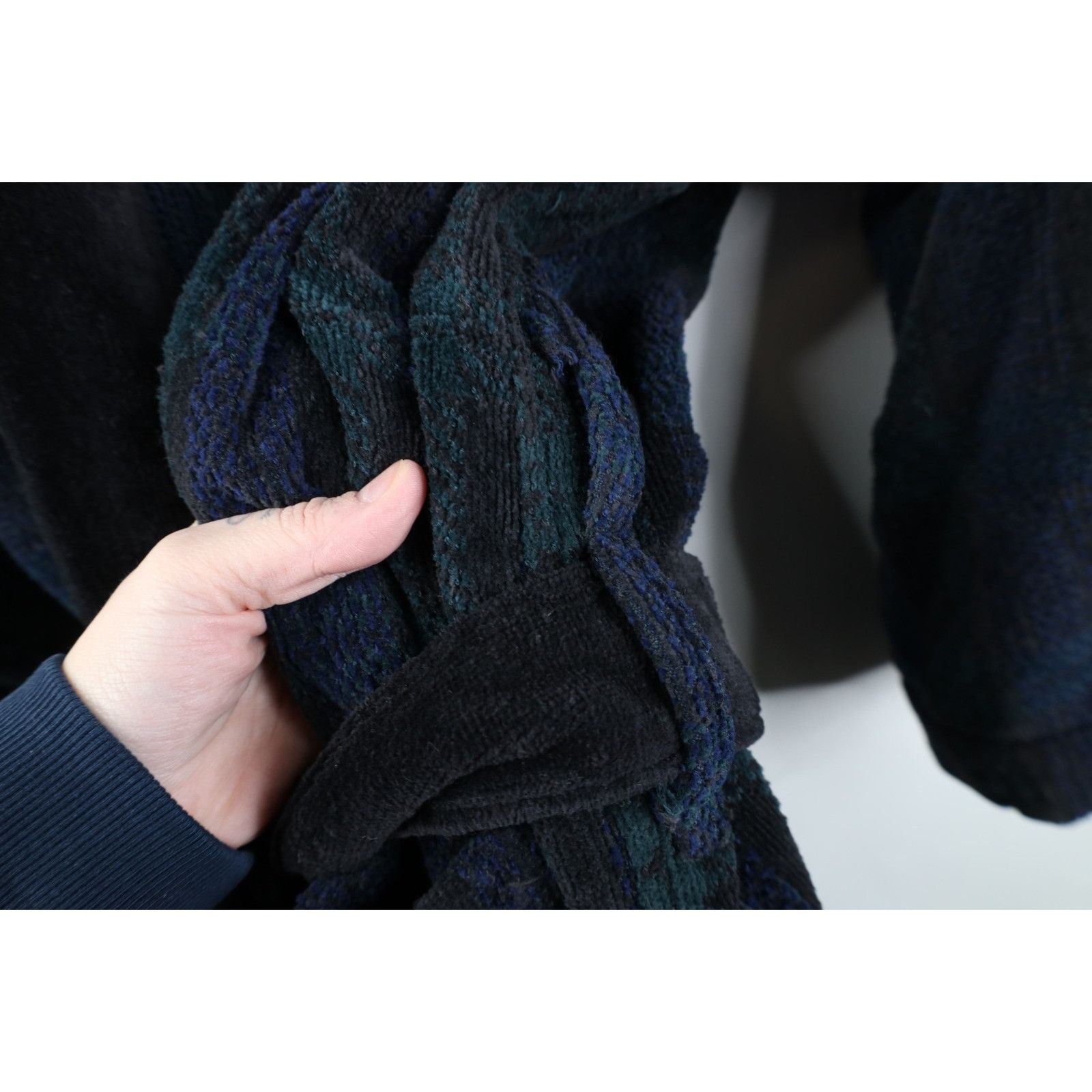 Vintage Vintage 90s Streetwear Faded Heavyweight Cotton Bath Robe Size US L / EU 52-54 / 3 - 12 Thumbnail