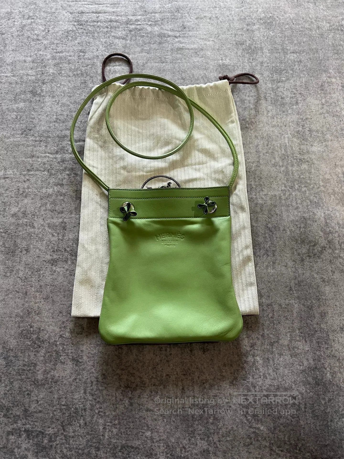 Hermes Hermes Aline Avocado Green Z Stamp. Size ONE SIZE - 1 Thumbnail
