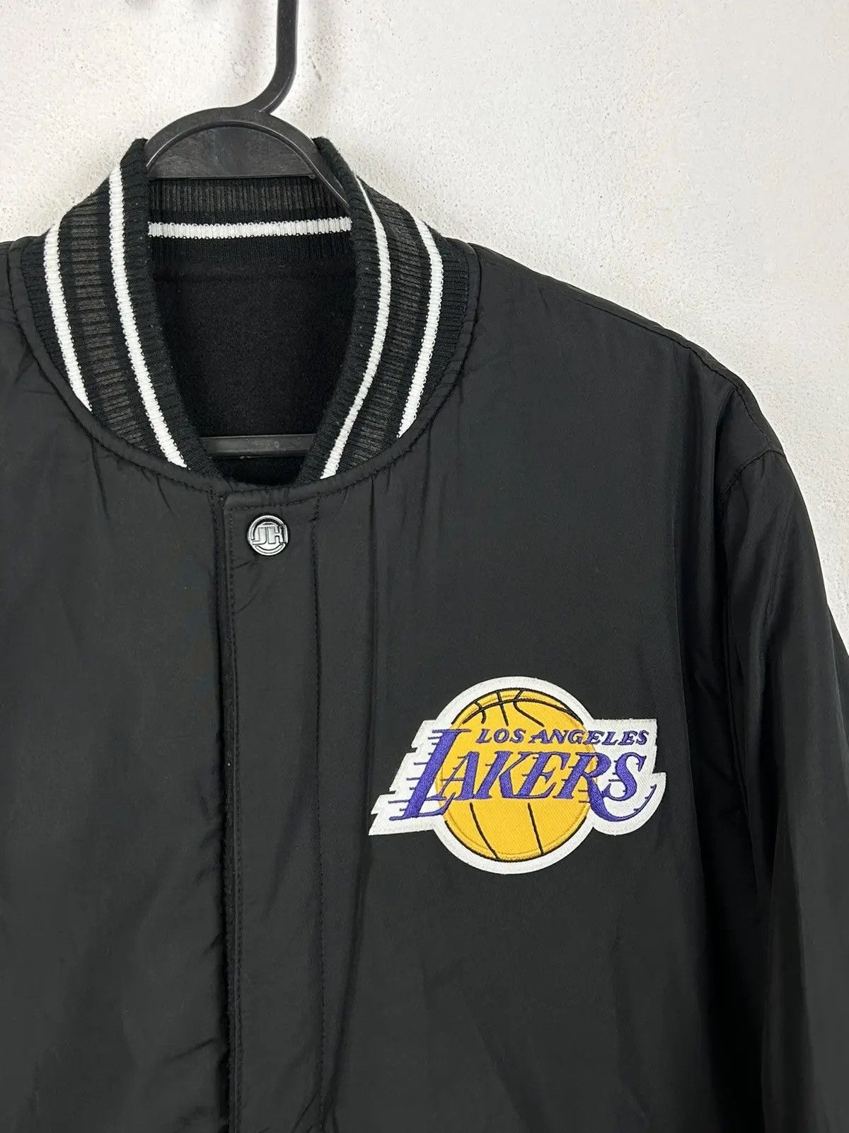JH Design Vintage JH Design L.A. Lakers NBA Wool Reversible Jacket Size US S / EU 44-46 / 1 - 11 Thumbnail