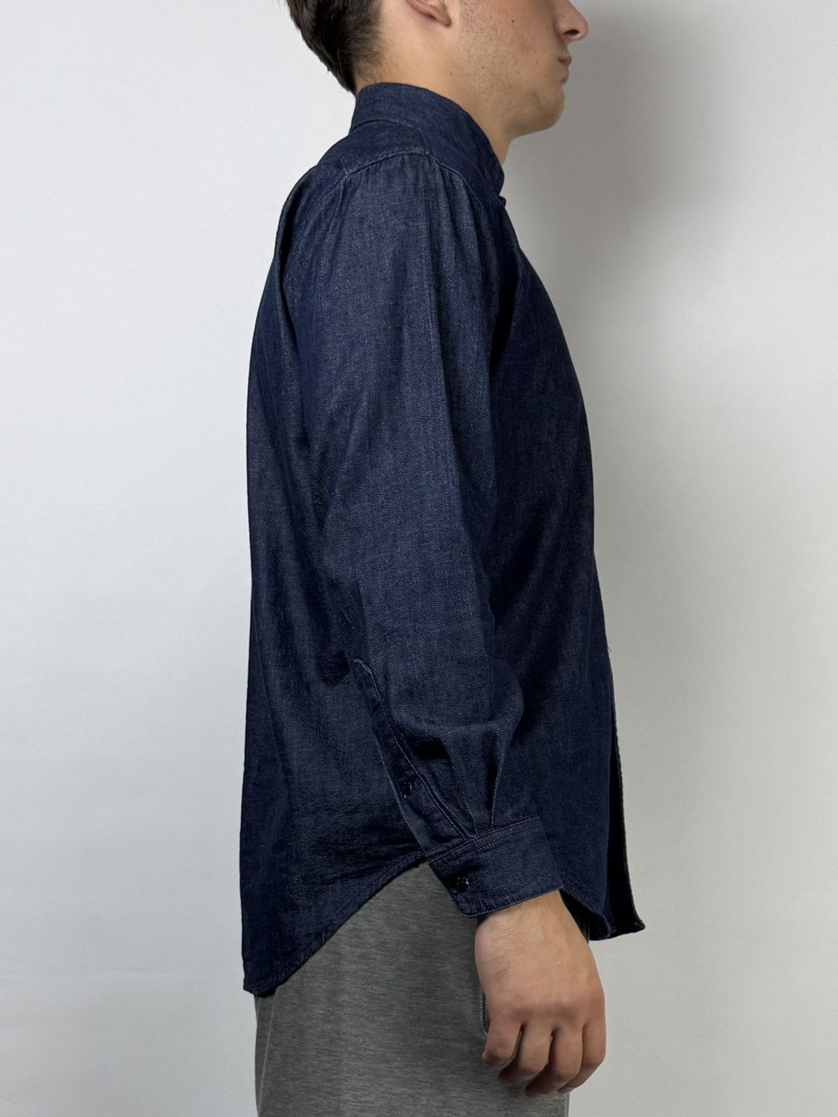 Acne Studios Acne Studios Long Sleeve Pocket Logo Oversize Shirt Size US M / EU 48-50 / 2 - 4 Thumbnail